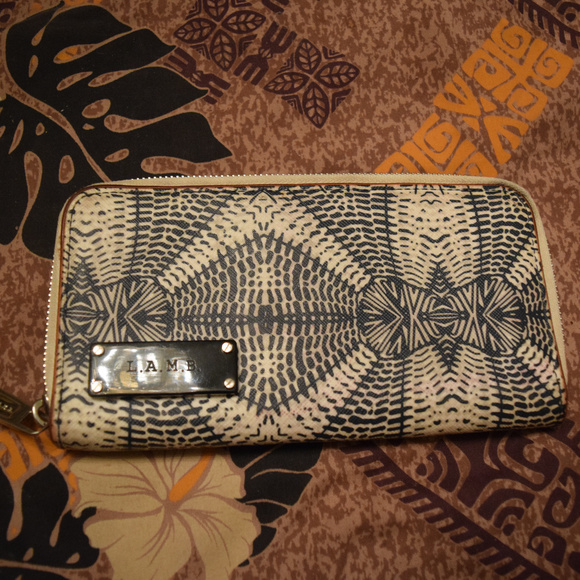 L.A.M.B. Handbags - L.A.M.B. by Gwen Stefani Batik Zip Wallet